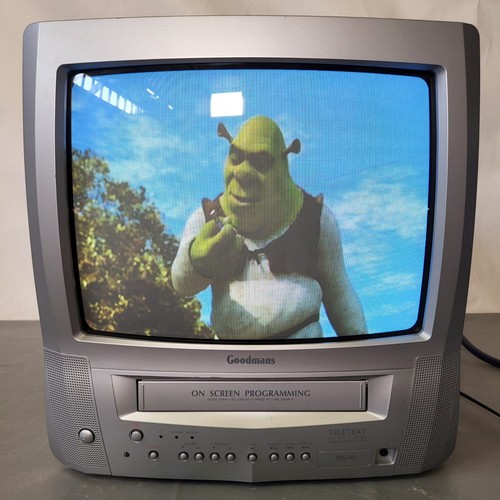 Goodmans crt vhs vcr - goodmans, 14"